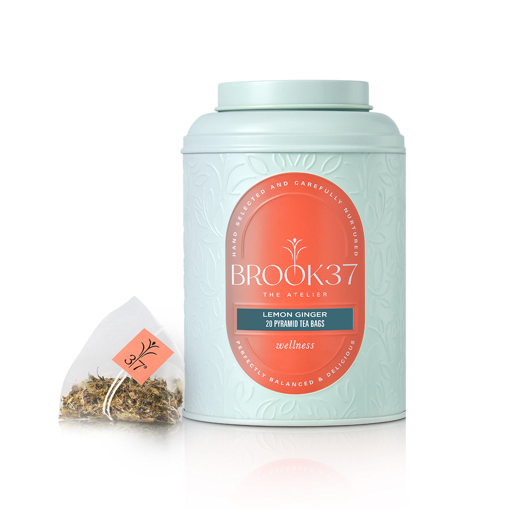 Brook37 Lemon Ginger Tea – Herbal Wellness Blend