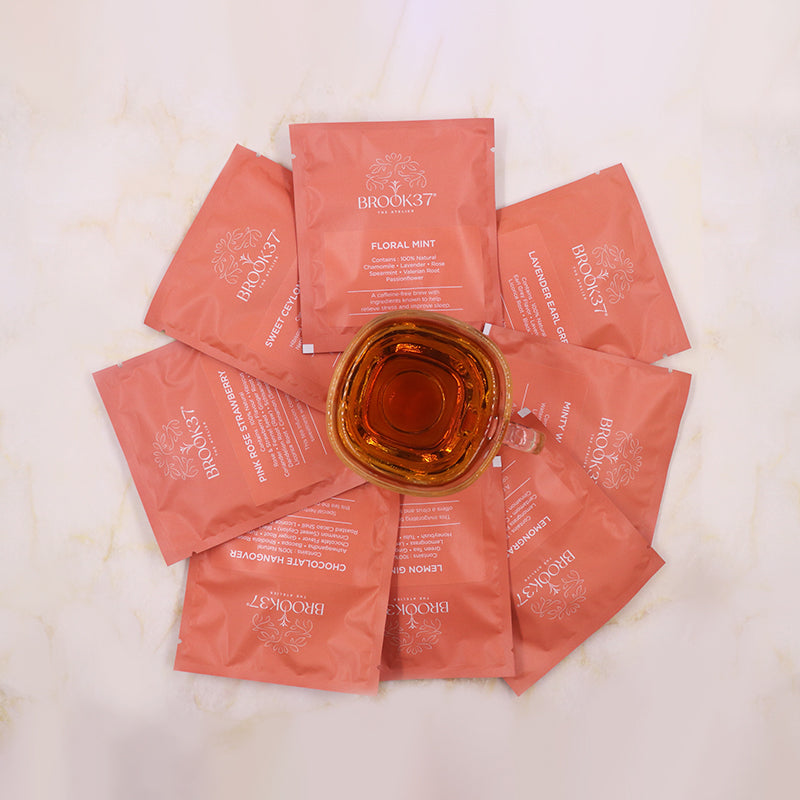 Assorted Tea Sample Box Collection