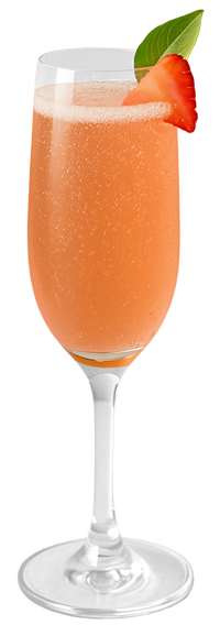 Blushing Bellini With Prosecco