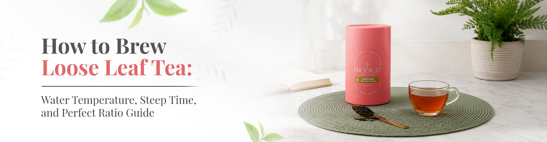 How to Brew Loose Leaf Tea: Water Temperature, Steep Time, and Perfect Ratio Guide