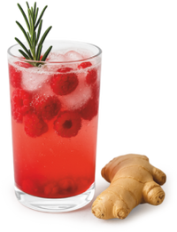 Raspberry Ginger Mocktail