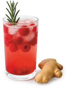 Raspberry Ginger Mocktail
