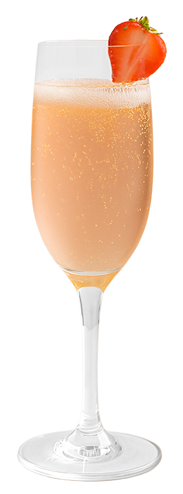 Rose Garden Royale With Champagne