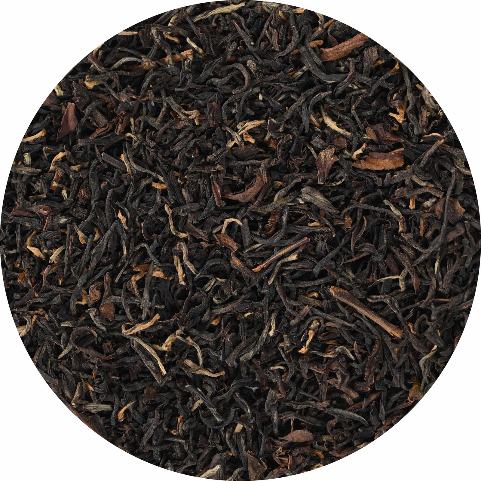 English breakfast black loose leaf tea close up Brook37
