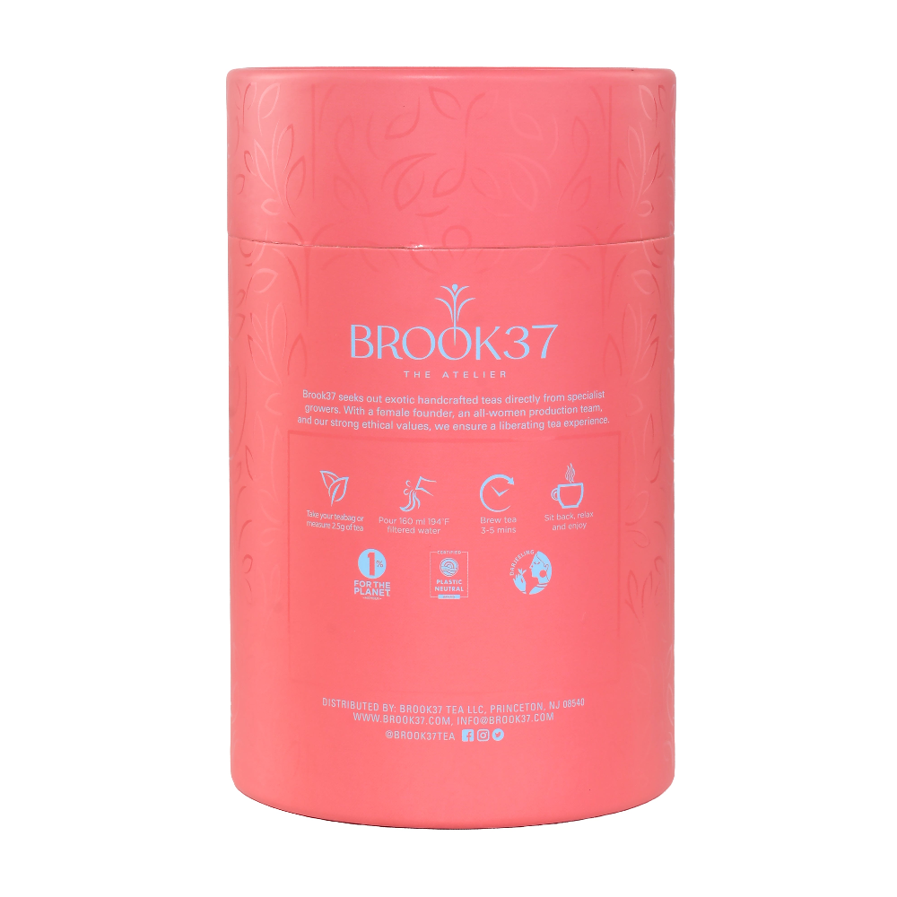 English breakfast black tea packaging front label Brook37
