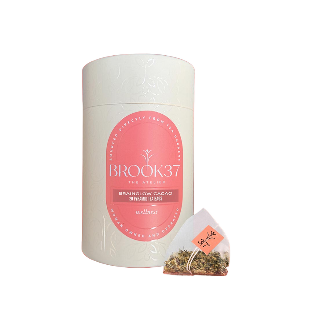 Brainglow Cacao Eco – Brook37 Low-Caffeine Chocolate & Spice Tea