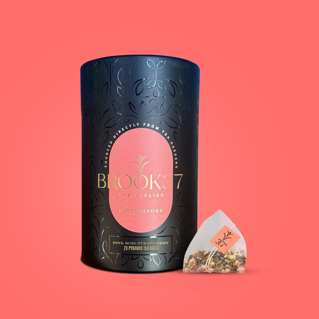 リーカ　PINK ROSE、MINT BLEND TEA Floral Tea | Pink Rose Strawberry Eco | Brook37 The Atelier
