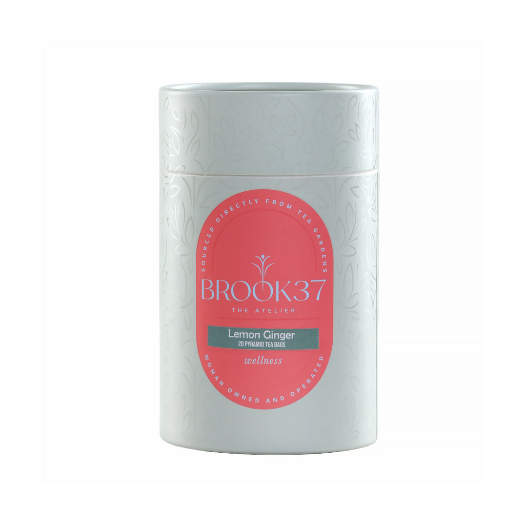 Brook37 Lemon Ginger Tea Eco – Herbal Wellness Blend