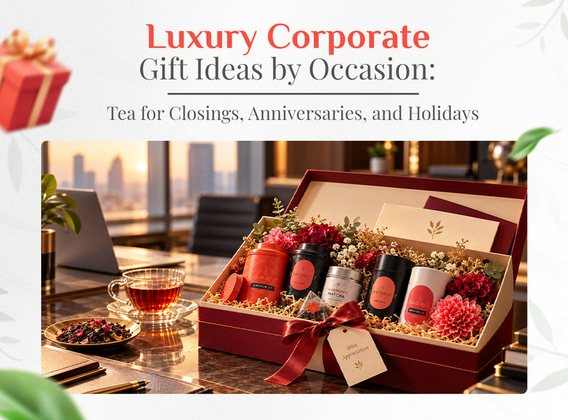 Luxury Corporate Gift Ideas by Occasion: Tea for Closings, Anniversaries, and Holidays