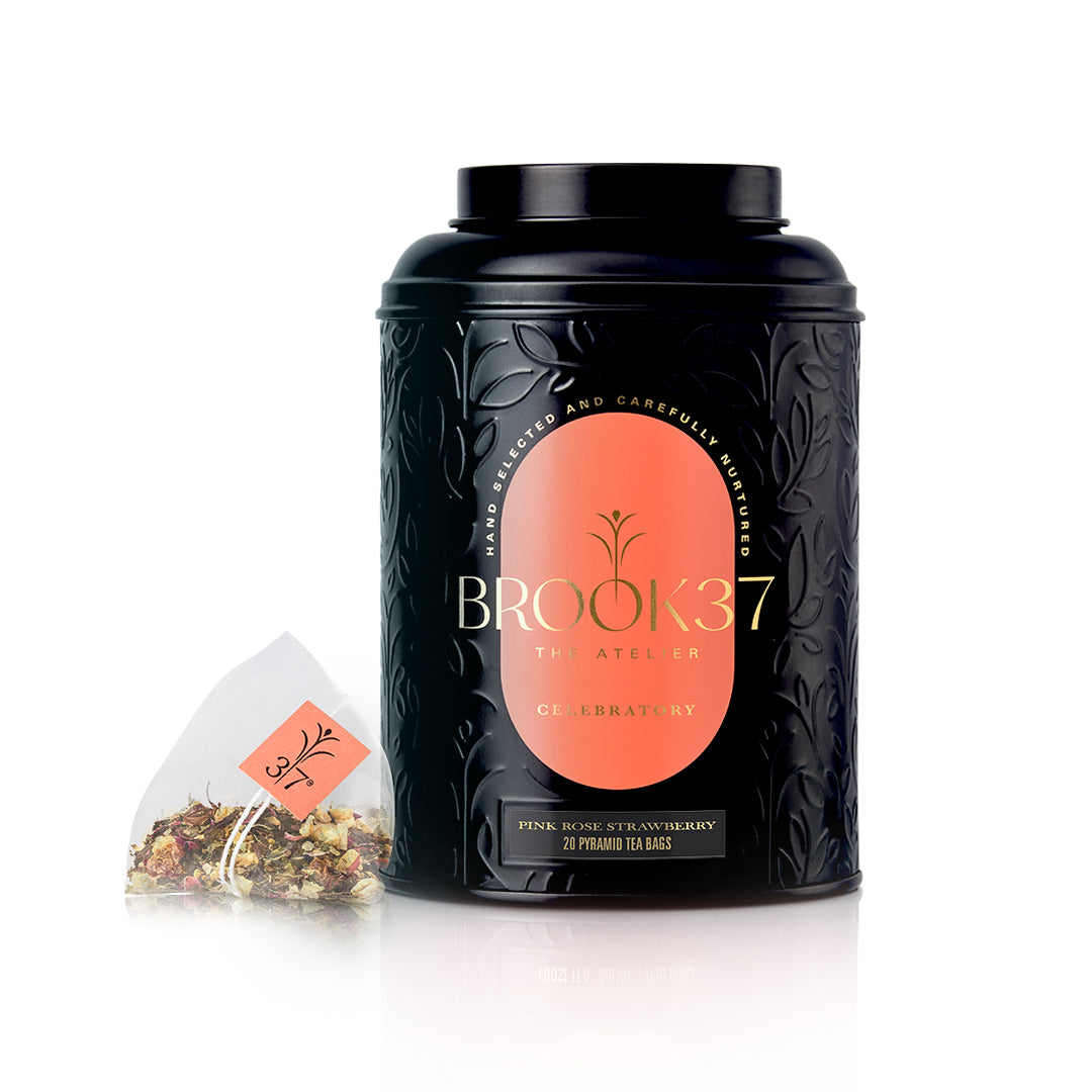 pink rose strawberry tea from brook37