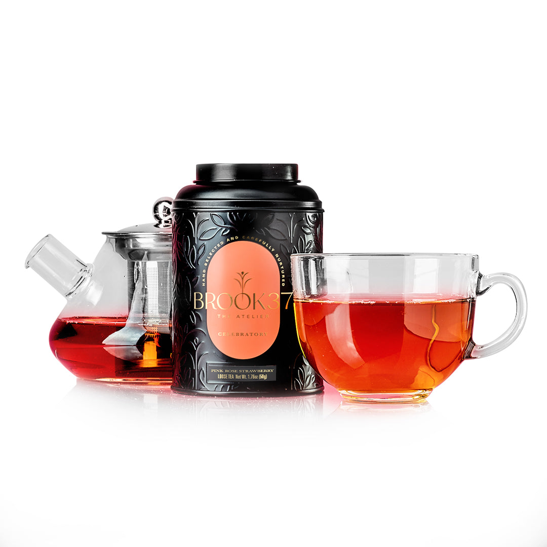 Pink Rose Strawberry – Brook37 Gift-Ready Floral Infusion