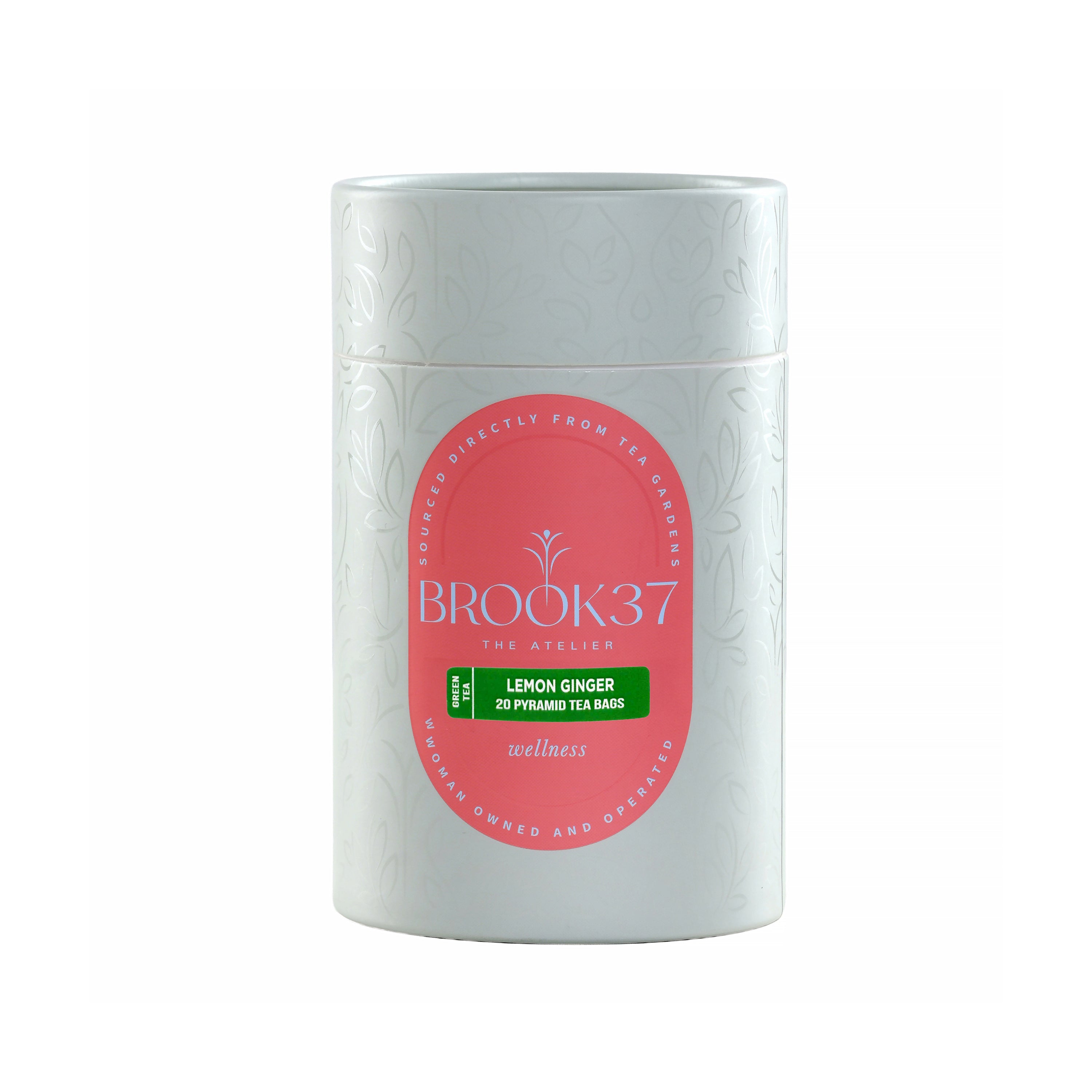 Lemon Ginger Tea Eco – Brook37 Herbal Wellness Blend