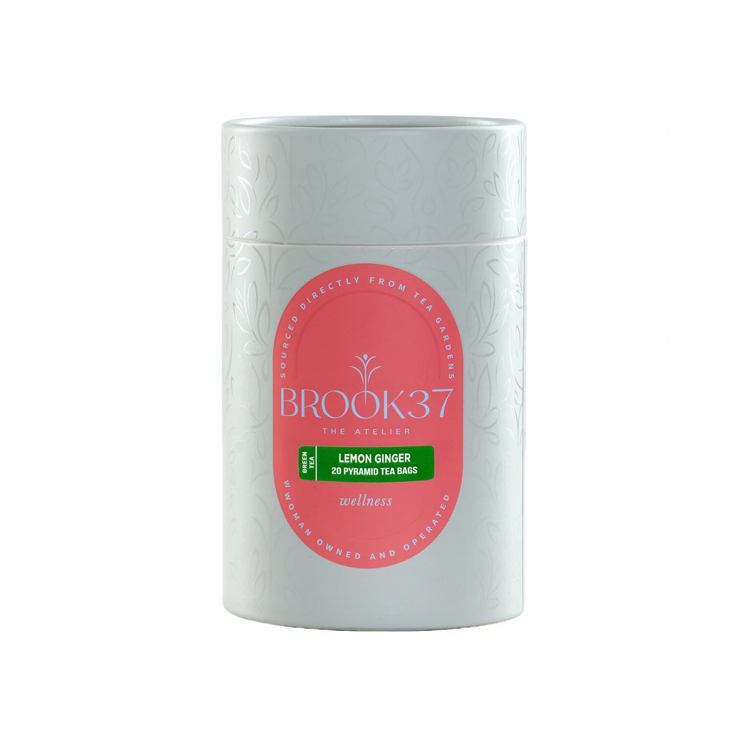 Brook37 Lemon Ginger Tea Eco – Herbal Wellness Blend