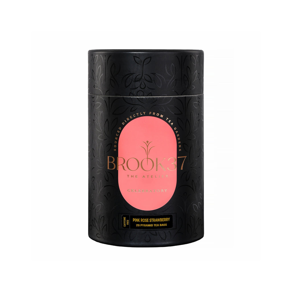 Pink Rose Strawberry Eco – Brook37 Caffeine Free Herbal Infusion