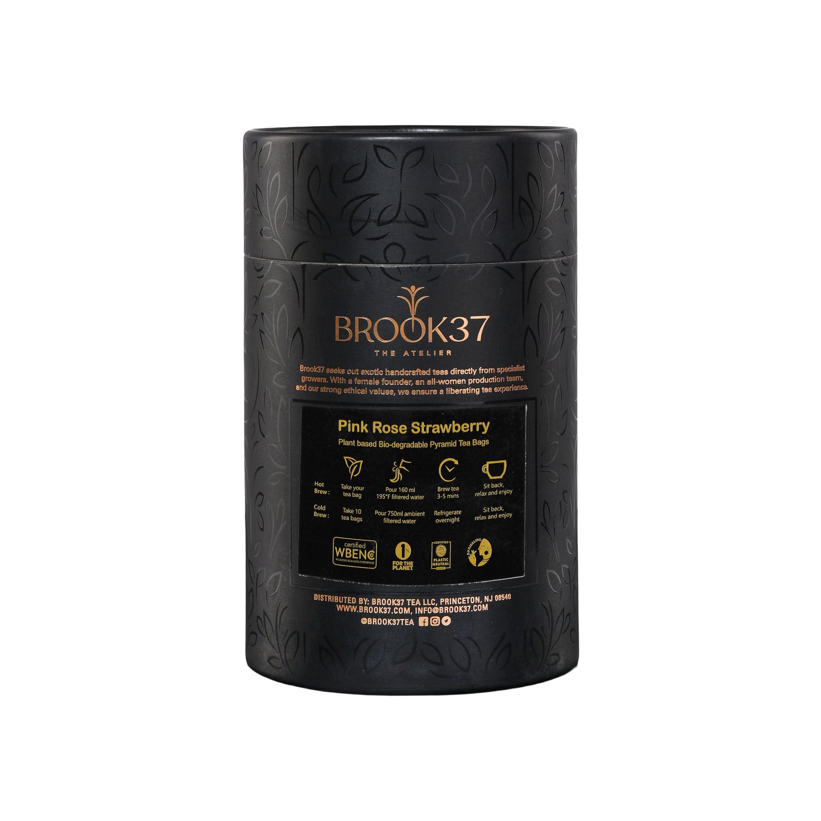Brook37 Pink Rose Strawberry Eco – Brook37 Caffeine Free Herbal Infusion